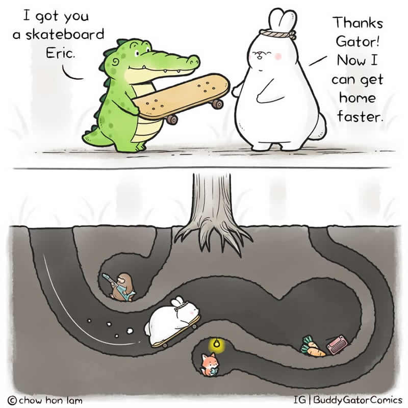 animal_comics_chow_hon_lam_05 Artists create these cute animal comics to spread some positivity (23 new photos)
