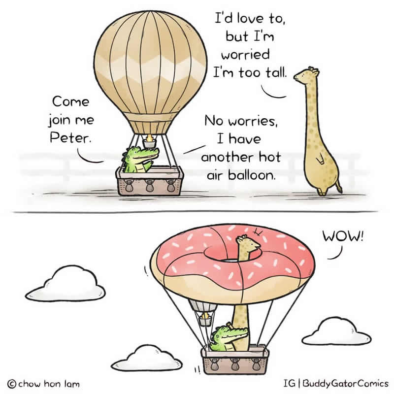 animal_comics_chow_hon_lam_07 Artists create these cute animal comics to spread some positivity (23 new photos)