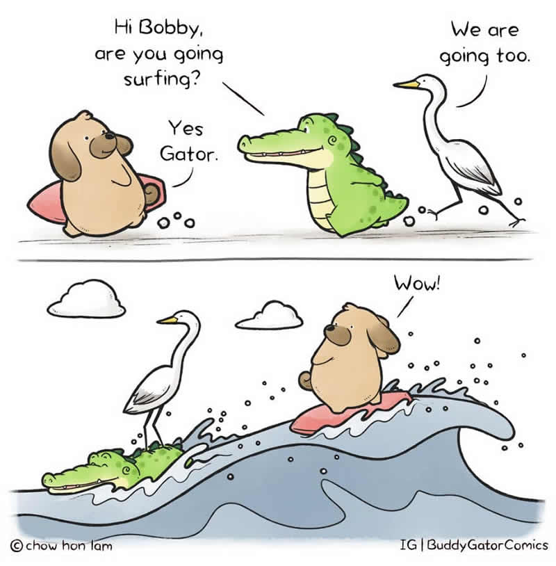 animal_comics_chow_hon_lam_09 Artists create these cute animal comics to spread some positivity (23 new photos)