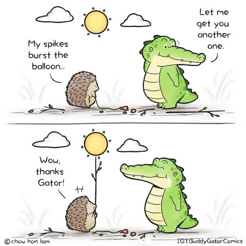 animal_comics_chow_hon_lam_10 Artists create these cute animal comics to spread some positivity (23 new photos)