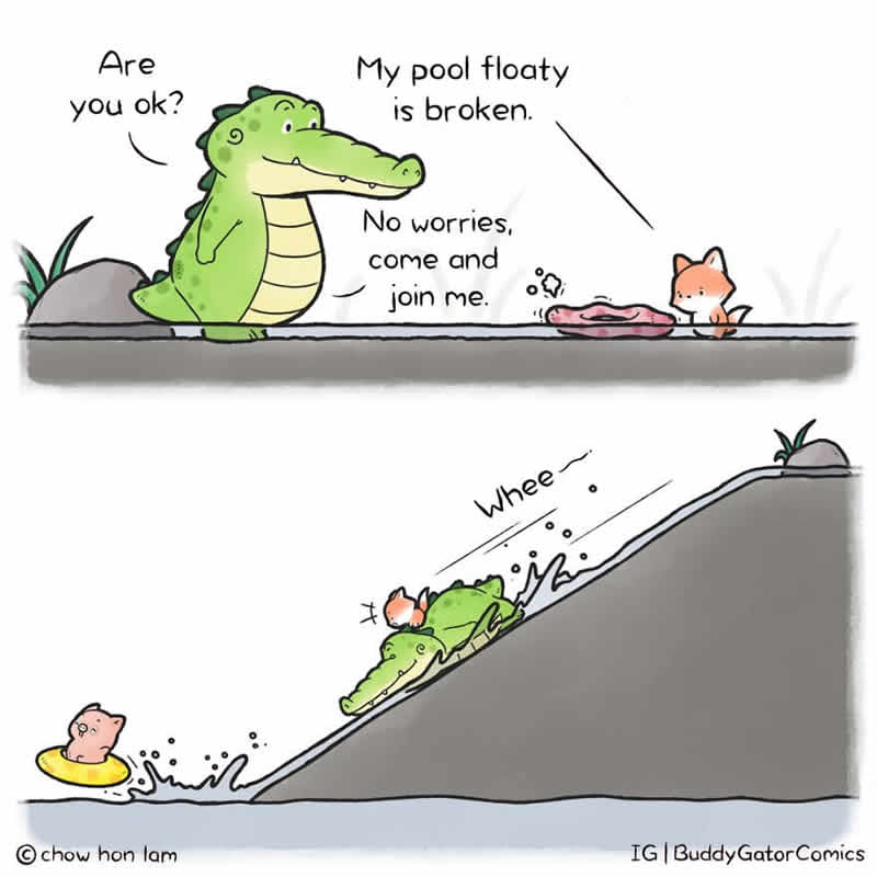 animal_comics_chow_hon_lam_11 Artists create these cute animal comics to spread some positivity (23 new photos)