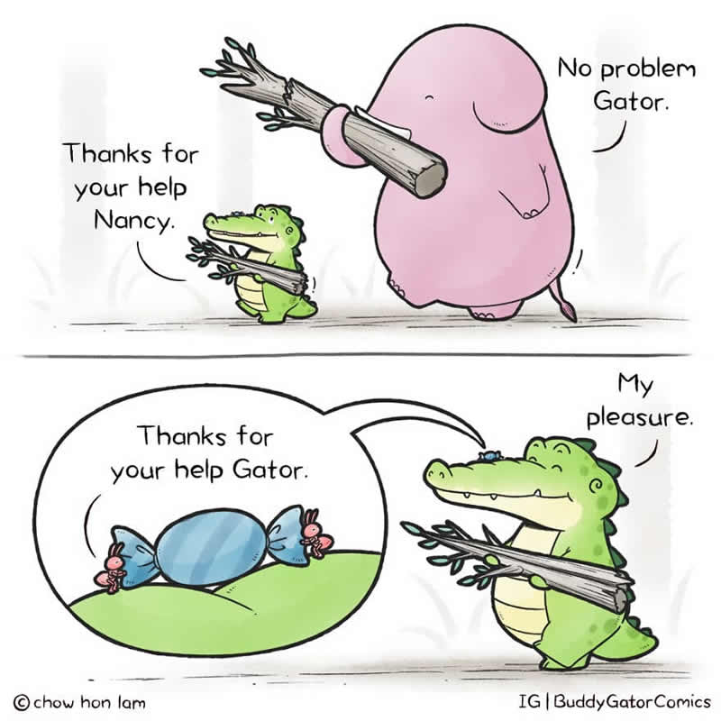 animal_comics_chow_hon_lam_12 Artists create these cute animal comics to spread some positivity (23 new photos)
