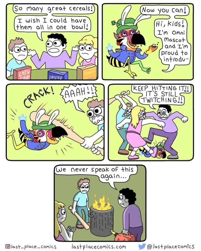 16 10+ Last Place Comics Portrays Silly and Absurd Situations Can Amuse You
