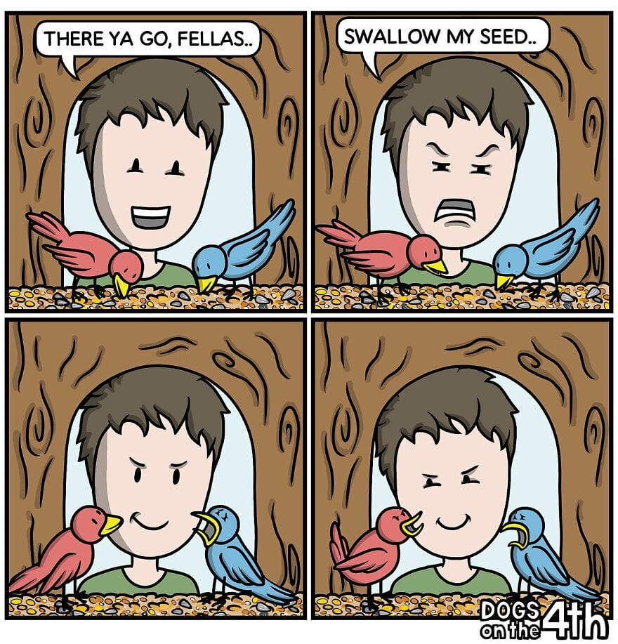 12 15+ dogs on 4th Comics About Bizarre and Random Situations