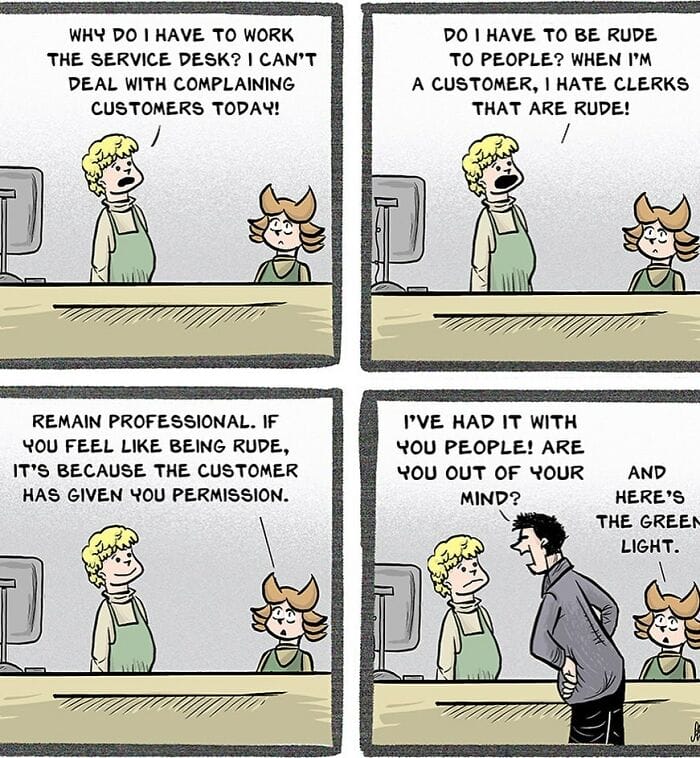 24 What happens in the daily life of a retail worker is perfectly shown by "Stephen Beals" (25 Comics)