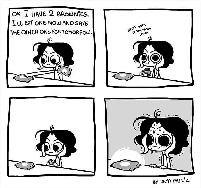 2 A Cartoonist Shows the Daily Struggles of a Girl in 20 Brutally Honest Comics