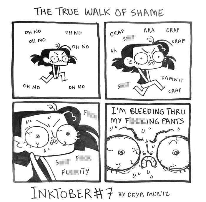 6 A Cartoonist Shows the Daily Struggles of a Girl in 20 Brutally Honest Comics