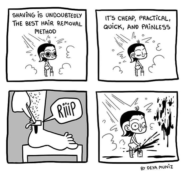 7 A Cartoonist Shows the Daily Struggles of a Girl in 20 Brutally Honest Comics
