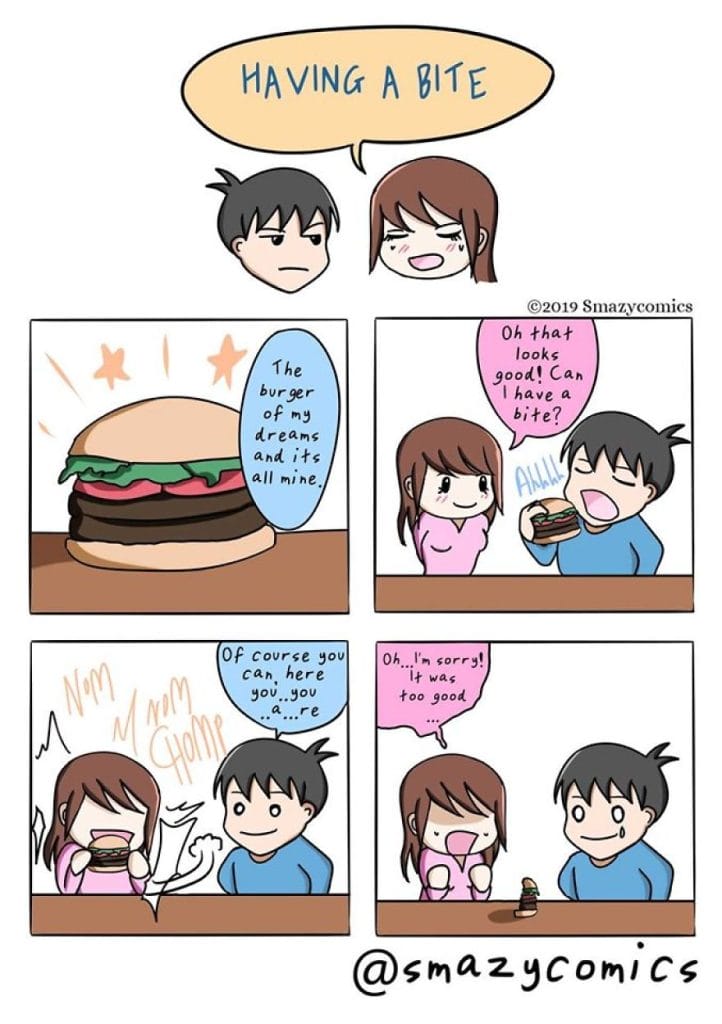 5-3-722x1024 20 Smazy Comics Smart and Lazy Couple Captures Heartwarming Moments