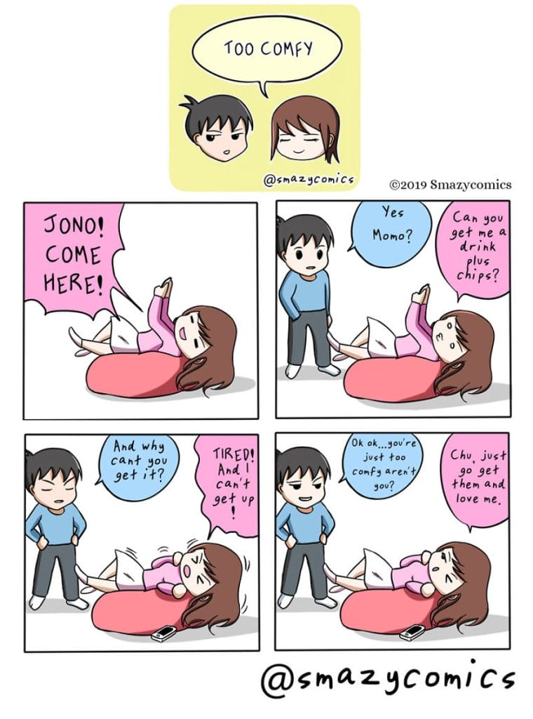 6-3-760x1024 20 Smazy Comics Smart and Lazy Couple Captures Heartwarming Moments