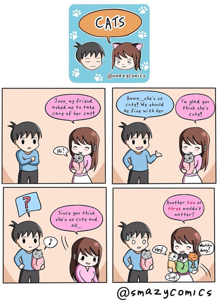 7-3-734x1024 20 Smazy Comics Smart and Lazy Couple Captures Heartwarming Moments