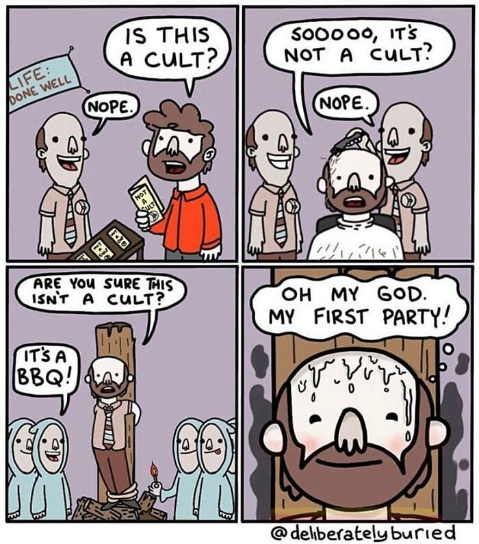 20-1 20 Dark Humor Comics with Surprising Endings by Deliberately Buried