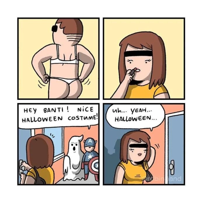 dark-humor-Robin-Band-comics-14-696x696-1 20 Weird Comics Have Unexpected Twists By Robin Band To Laugh You