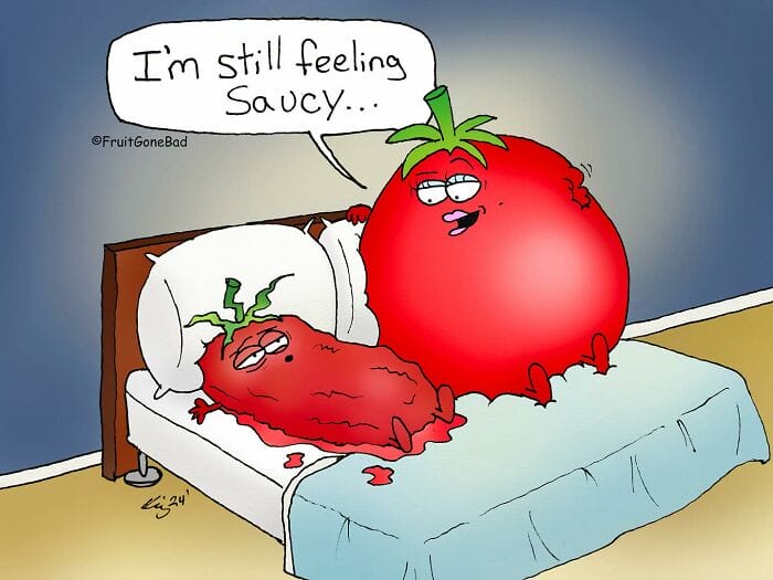 14 10+ Funny and Twisted Comics about Different Cute Food Characters