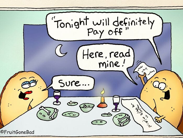 18 10+ Funny and Twisted Comics about Different Cute Food Characters
