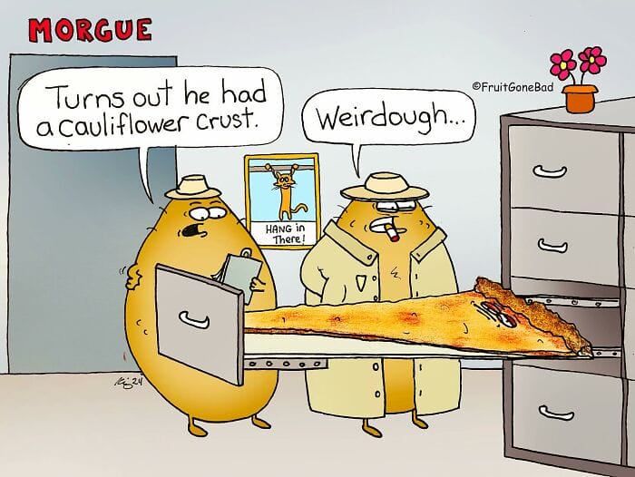 2 10+ Funny and Twisted Comics about Different Cute Food Characters