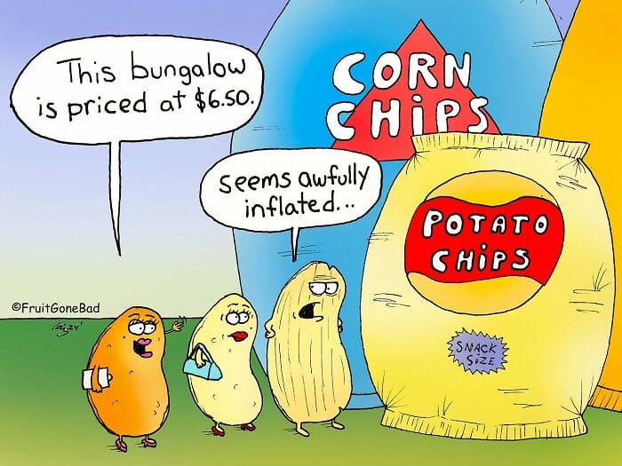 4 10+ Funny and Twisted Comics about Different Cute Food Characters