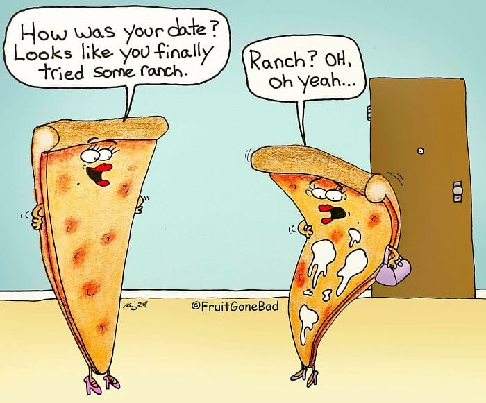 5 10+ Funny and Twisted Comics about Different Cute Food Characters