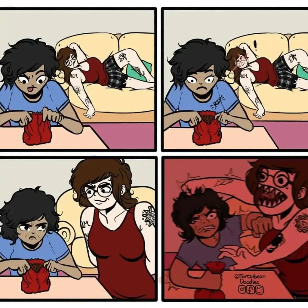 1-1 18 Tortolbean Doodles About Him and His Girlfriend Doing Random Stuff