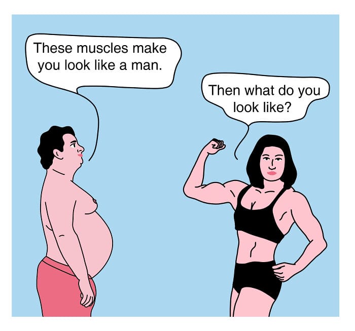 1-2 16+ Comics about Everyday Situations with a Twist that Reveals a Hidden Meaning