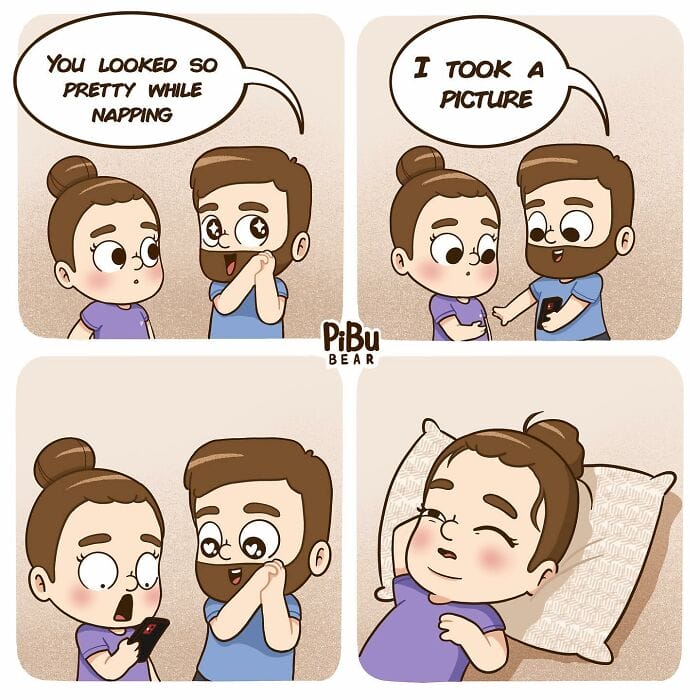 1-5 20 Relatable Comics Show the Daily Life Adventures of Being in a Relationship
