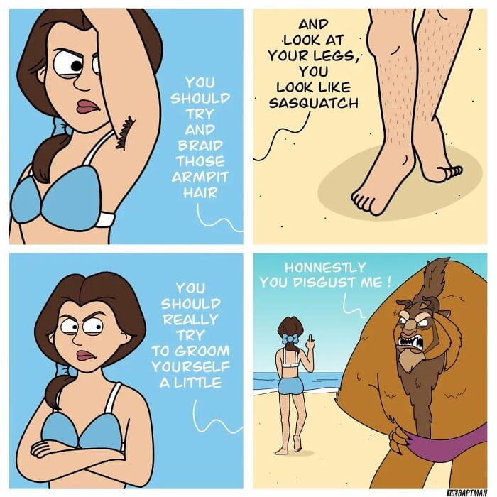 10-33 10+ Funny and One-of-a-Kind Illustrations of Iconic Pop Culture Characters