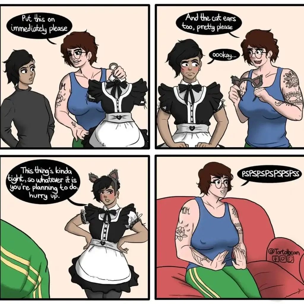 11-2 18 Tortolbean Doodles About Him and His Girlfriend Doing Random Stuff