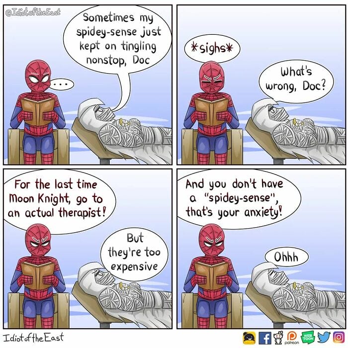 11 18 Idiot of the East Comics the absurdity of Everyday situations by Using Anime characters
