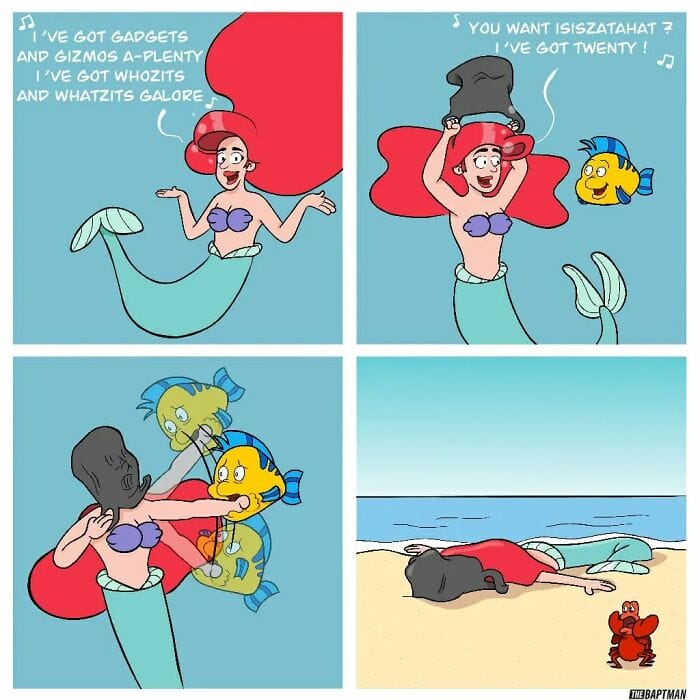 12-31 10+ Funny and One-of-a-Kind Illustrations of Iconic Pop Culture Characters