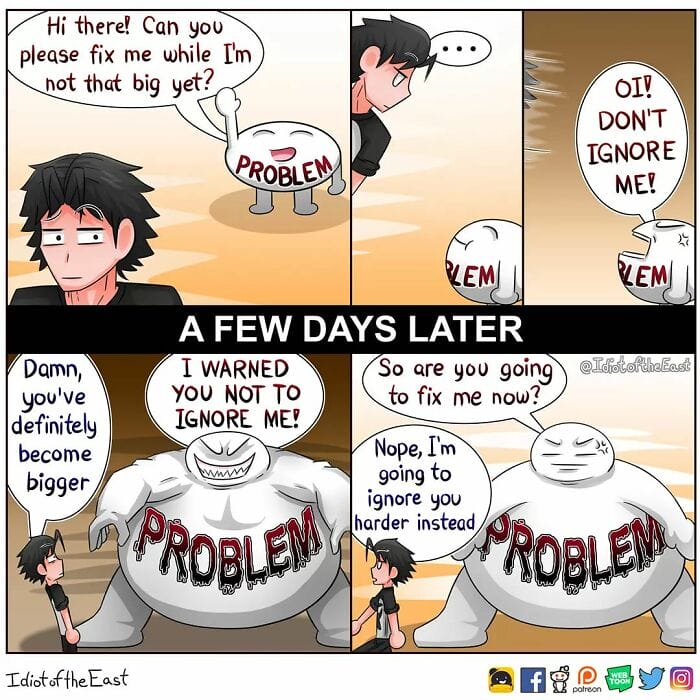12 18 Idiot of the East Comics the absurdity of Everyday situations by Using Anime characters