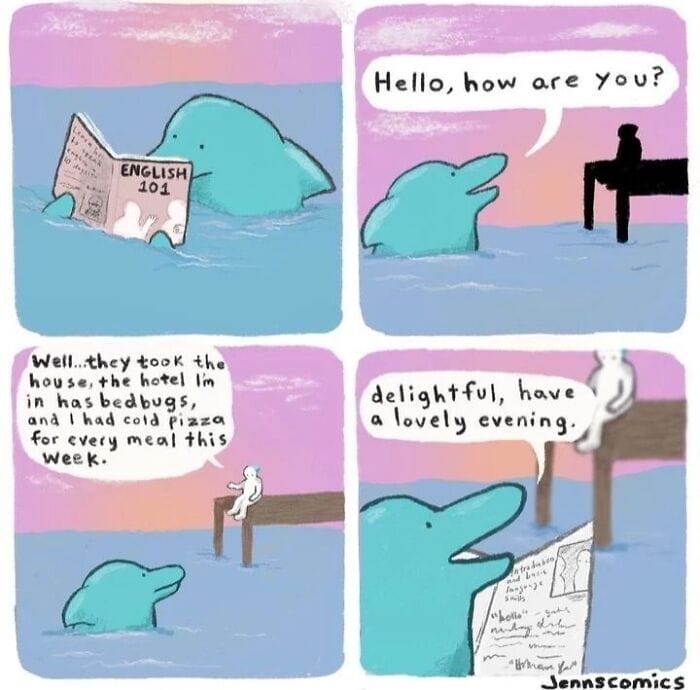 14-20 20 Bad Comics with Witty Endings by the Artist who have a dark sense of humour