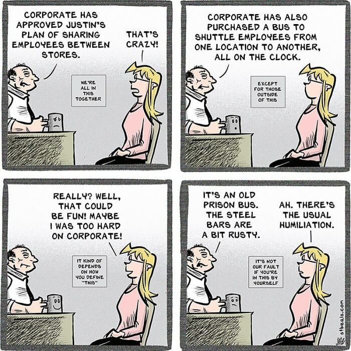15-10 15+ Stephen Beals comics Sums Up the Struggles People Face Working in Retail