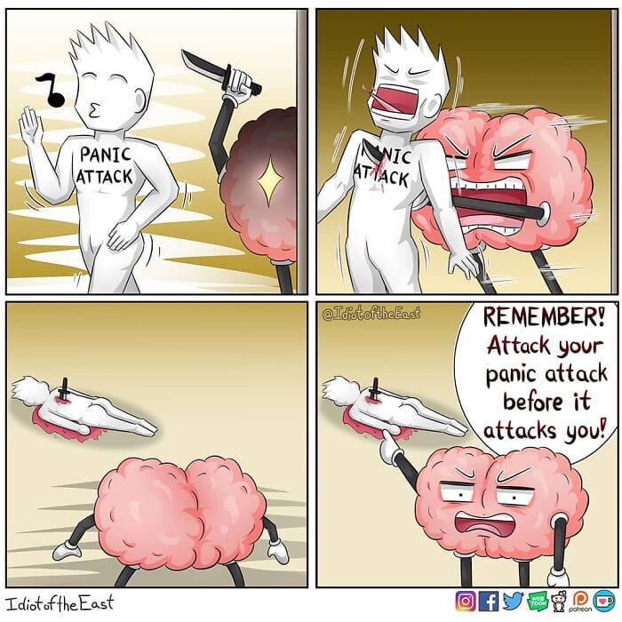 15 18 Idiot of the East Comics the absurdity of Everyday situations by Using Anime characters