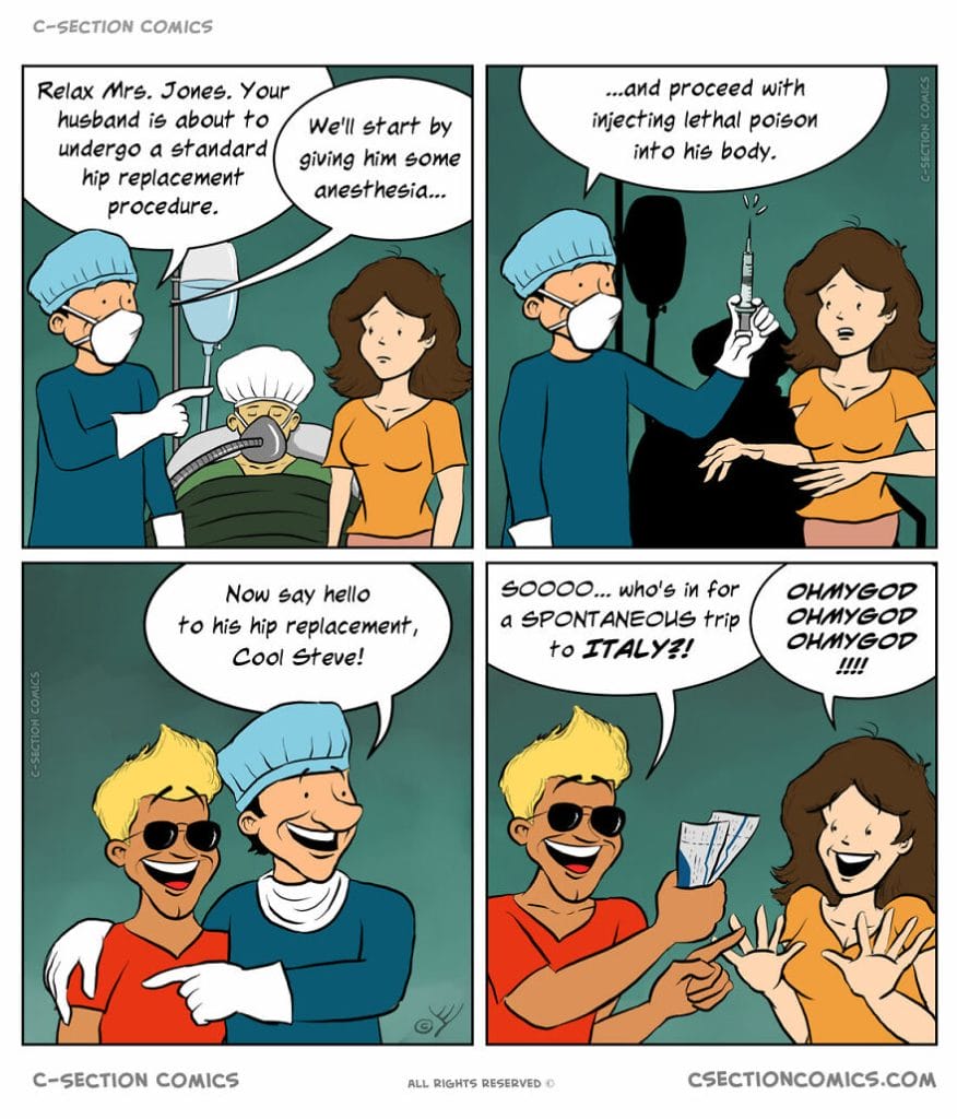 16-15-876x1024 An Israeli Cartoonist Makes 20 C-Section Comics Based on Pop Culture