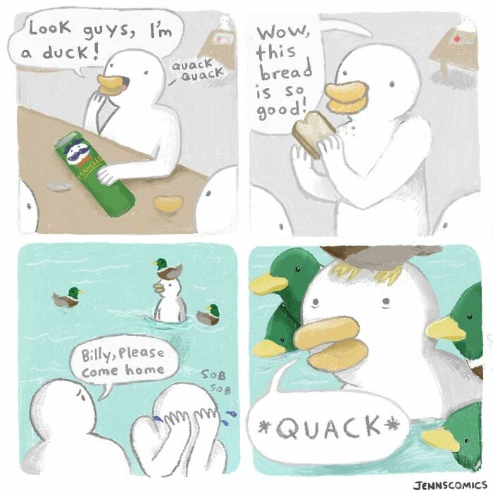 16-18 20 Bad Comics with Witty Endings by the Artist who have a dark sense of humour