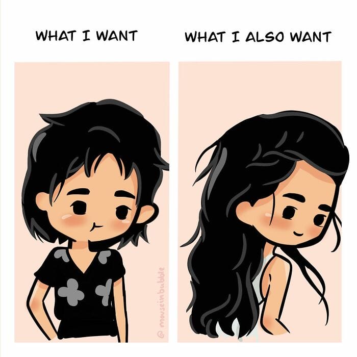 16-28 20 Witty Girl Comics That Perfectly Capture Expectations vs Realities