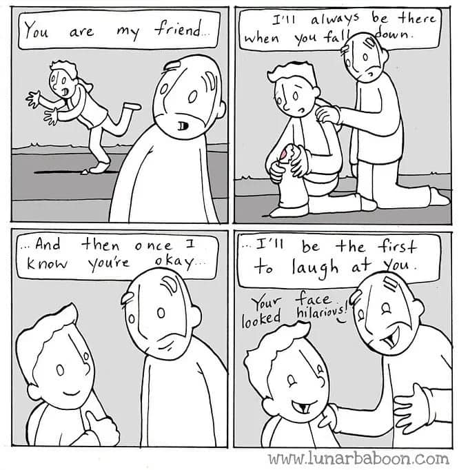 16-3 20 Comics Feature the Daily Struggles and Successes of a Half Man/Half Moon Monkey