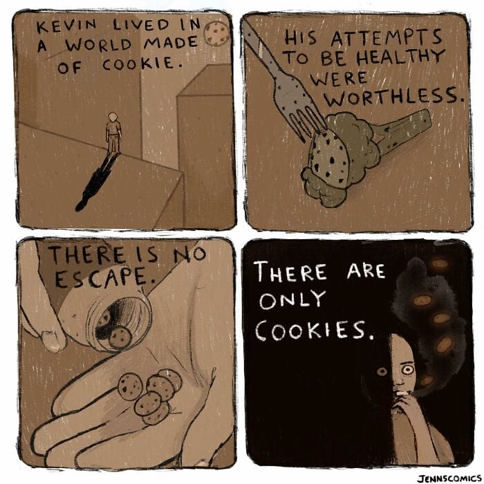 17-16 20 Bad Comics with Witty Endings by the Artist who have a dark sense of humour