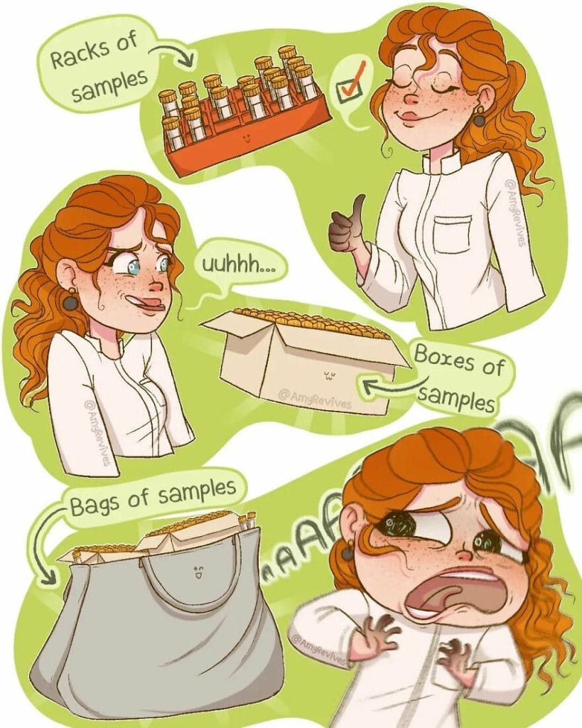 17-17-819x1024 Fuuny Comics by a medical student who did not dare to become a comedian, but finally got the courage (20 comics)