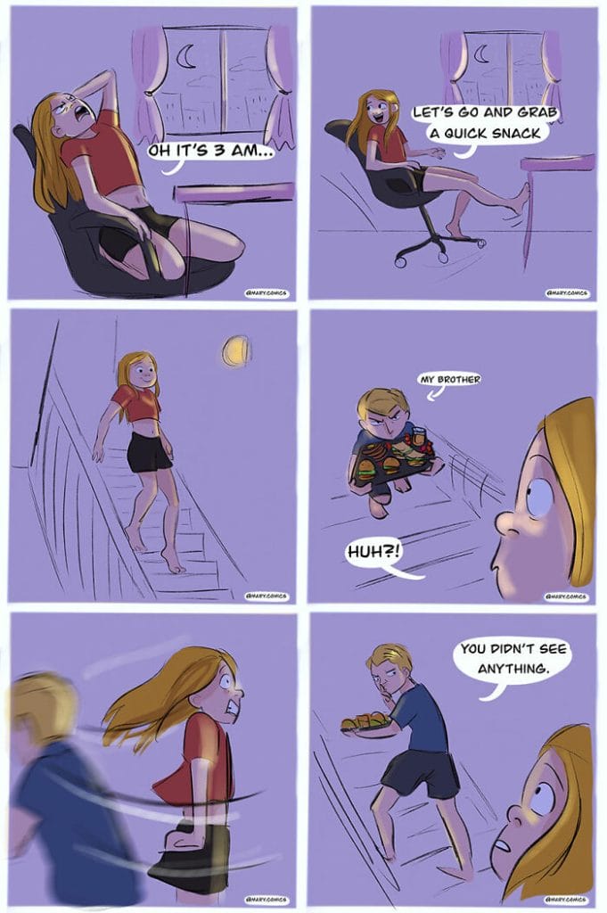 18-19-681x1024 Here are Slice-of-Life Comics about a Young Woman and Her Relationship (34 Drawings)
