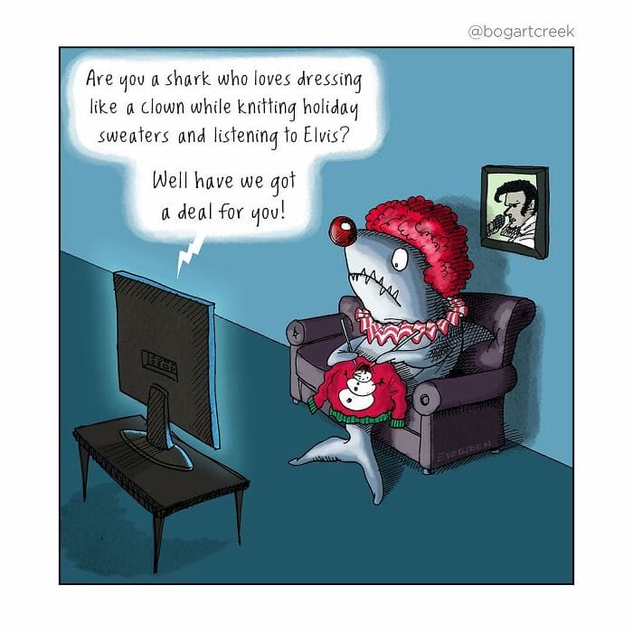 2-32 30 Humor  Single Panel Comics By ‘Bogart Creek’