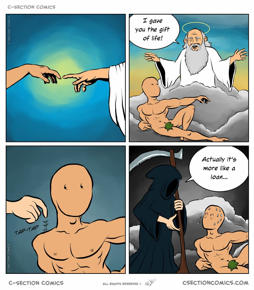 3-21 An Israeli Cartoonist Makes 20 C-Section Comics Based on Pop Culture