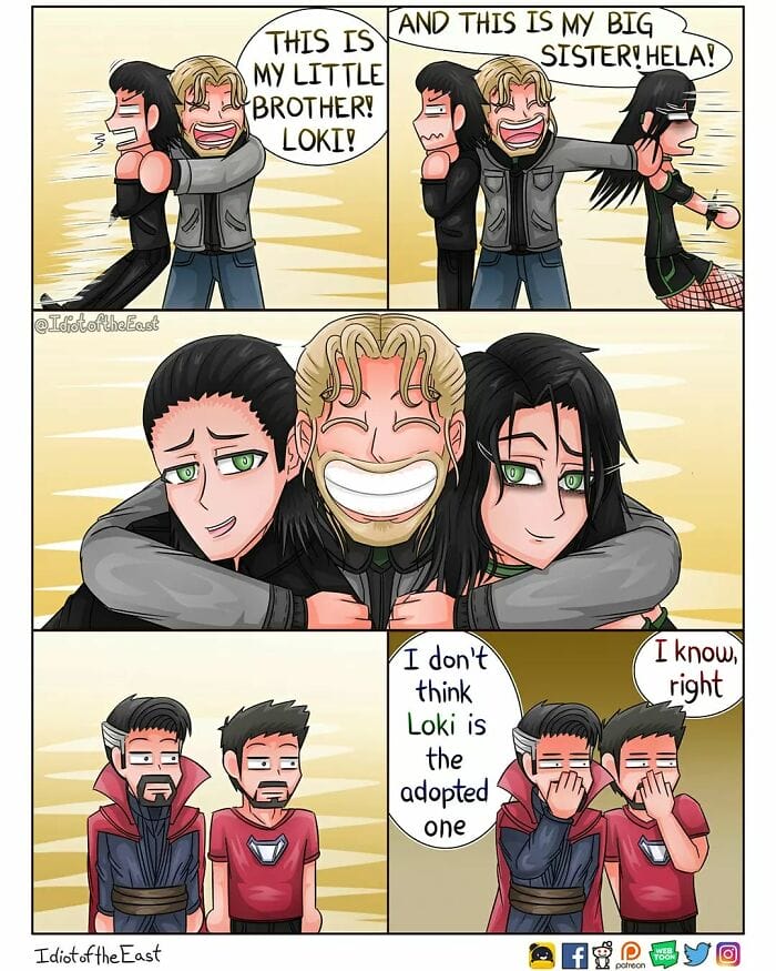 3 18 Idiot of the East Comics the absurdity of Everyday situations by Using Anime characters