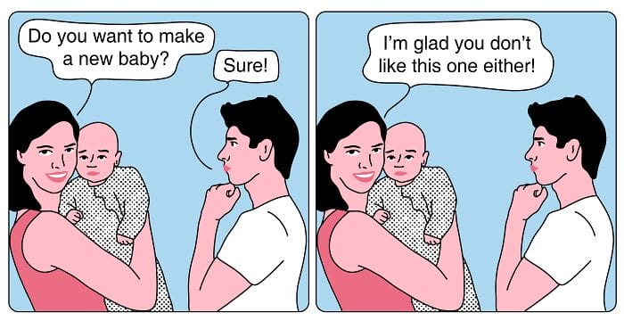 4-1 16+ Comics about Everyday Situations with a Twist that Reveals a Hidden Meaning