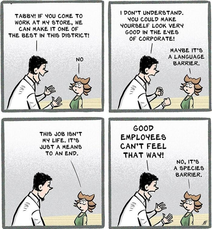 4-14 15+ Stephen Beals comics Sums Up the Struggles People Face Working in Retail