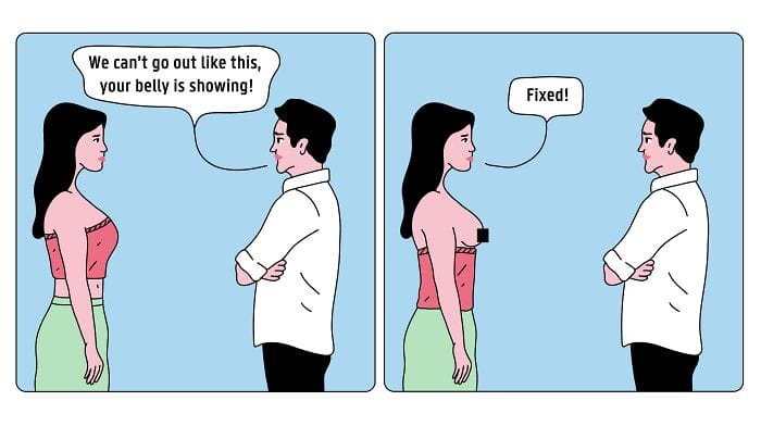 5-1 16+ Comics about Everyday Situations with a Twist that Reveals a Hidden Meaning