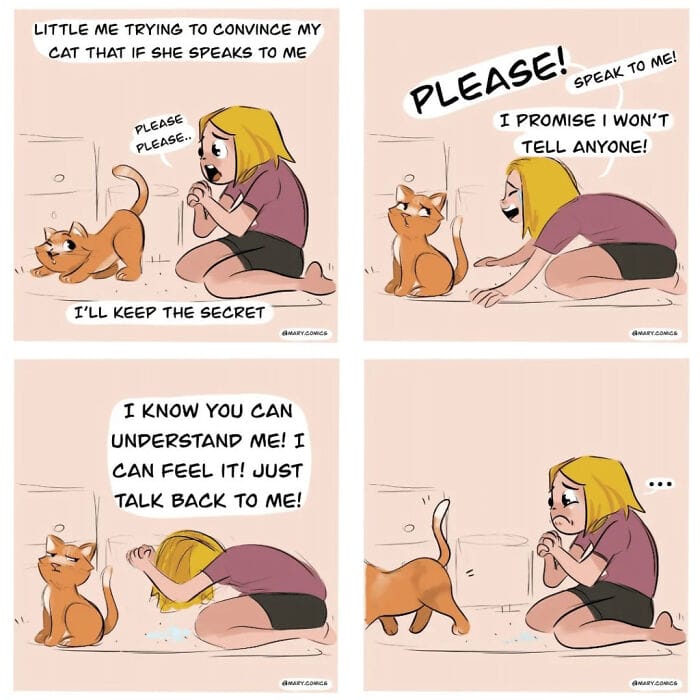 5-28 Here are Slice-of-Life Comics about a Young Woman and Her Relationship (34 Drawings)