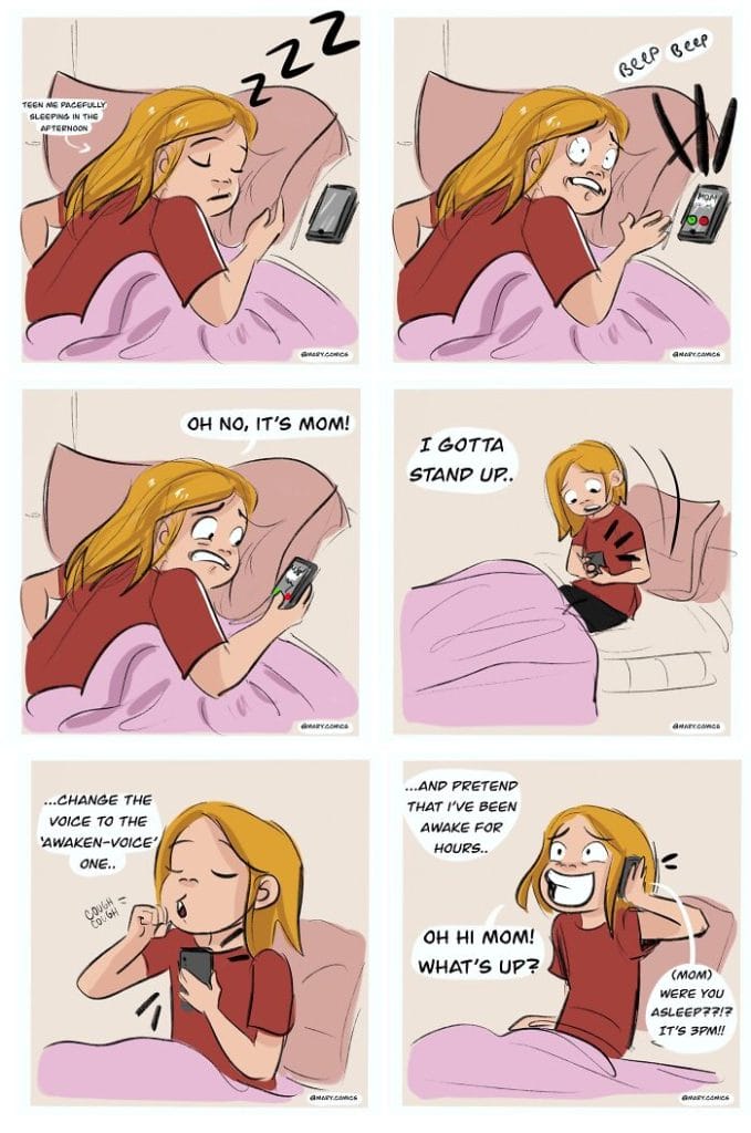 6-26-679x1024 Here are Slice-of-Life Comics about a Young Woman and Her Relationship (34 Drawings)