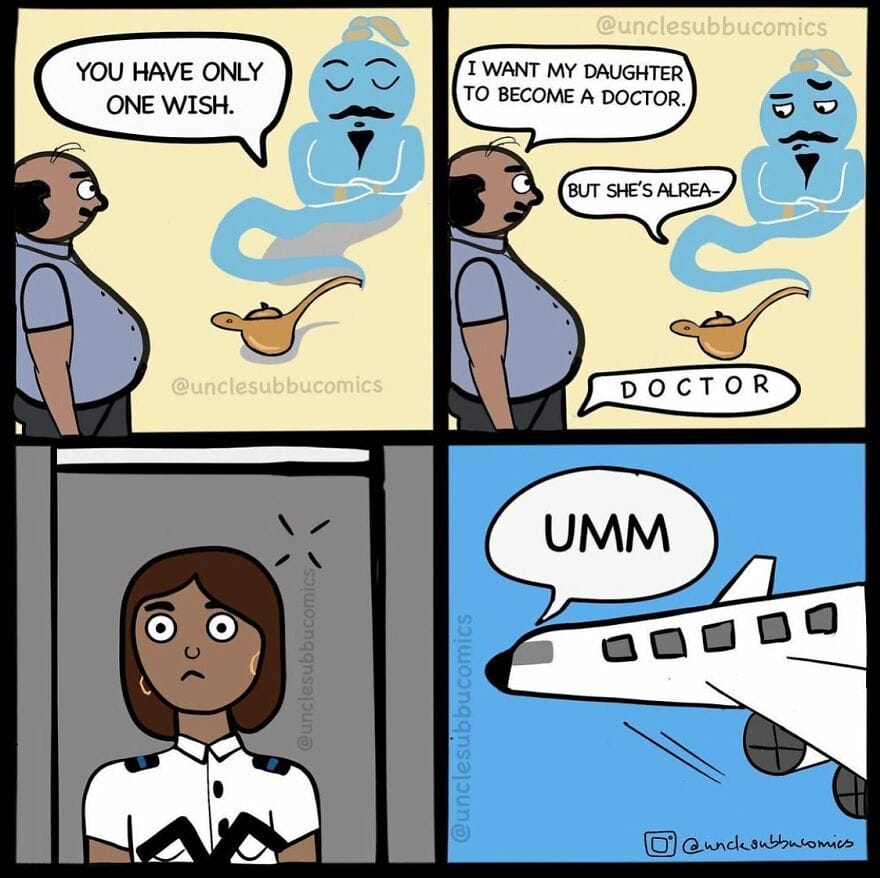 7-4 15 Uncle Subbu Comics about a Dad and His Daughter That Are Often Amusing