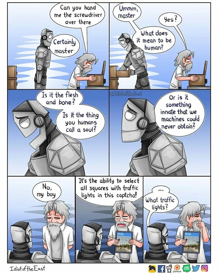 7 18 Idiot of the East Comics the absurdity of Everyday situations by Using Anime characters